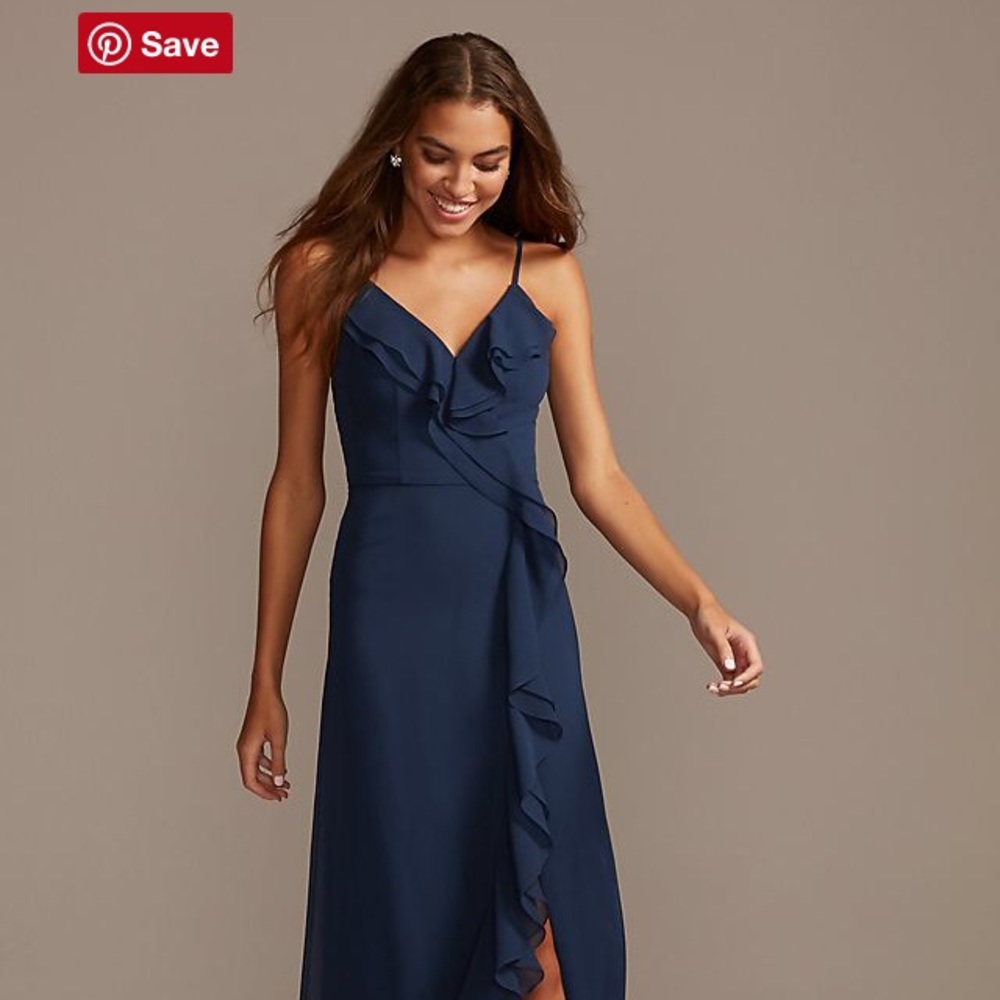 NWT cascading ruffle dress